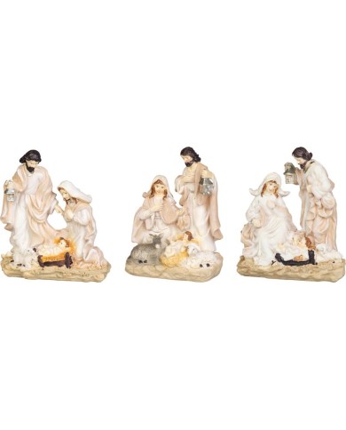 Dekorácia Betlehem - Narodenie Ježiša, 14x9x18 cm, mix dizajnov