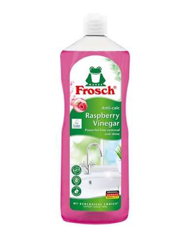 Čistič Frosch, vodného kameňa, malina, 1000 ml