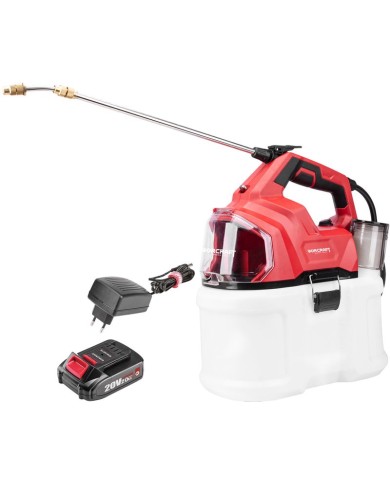 Postrekovač Worcraft CBS-S20Li-8L ShareSYS, 8 lit., 20V, 10W, SET 1x 2.0 Ah akumulátor, 1x nabíjačka