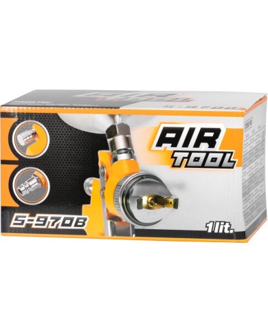 Pištoľ Airtool S-970B, na farbu, striekacia na kompresor, 1000CC