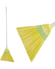 Metla MagicHome 3806Y, SorgoSkew, žltá, násada 153 cm, Alu, šikmá
