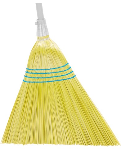 Metla MagicHome 3806Y, SorgoSkew, žltá, násada 153 cm, Alu, šikmá