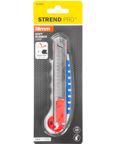 Nôž Strend Pro UKX-8818, 18 mm, odlamovací, Alu/plast