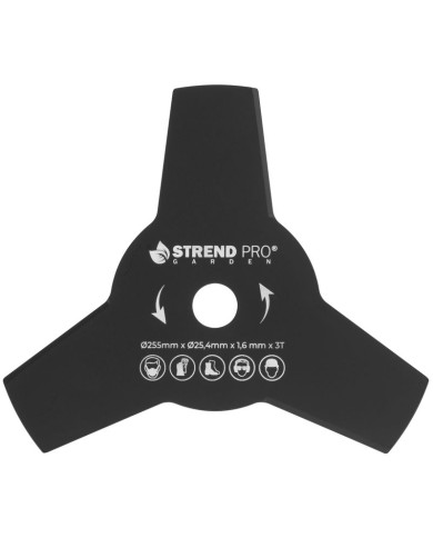 Nôž na krovinorez TT-BC415/520, 3 zubý, 255x1,6 mm, náhradný