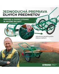 Vozík Victor, GREEN prepravný, koleso nafukovacie, max. 100 kg