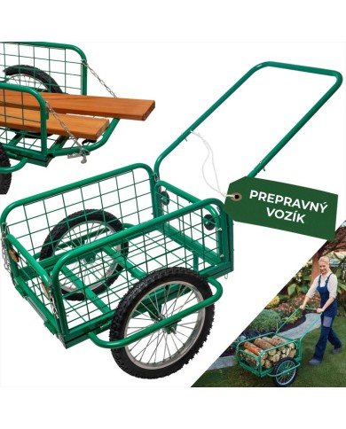 Vozík Victor, GREEN prepravný, koleso nafukovacie, max. 100 kg