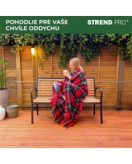 Lavička záhradná KIMBRA, 120x41x82 cm, oceľ/plast