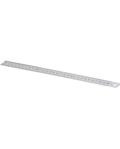 Pravítko Strend Pro SSR0030, 300x26x0,7 mm, nerezové, INOX