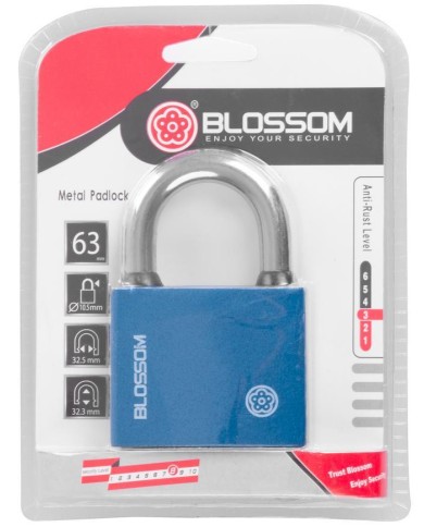 Zámok Blossom BC29 60 mm, visiaci, Unique