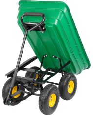 Vozík Greenlawn Transporter, záhradný, nos. 250 kg, 75 lit., 930x505x510/895 mm, výklopný