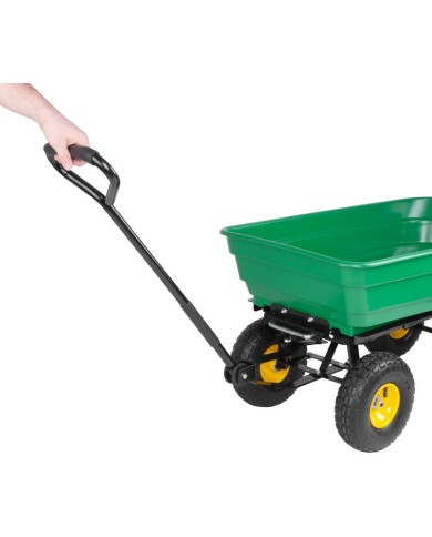 Vozík Greenlawn Transporter, záhradný, nos. 250 kg, 75 lit., 930x505x510/895 mm, výklopný