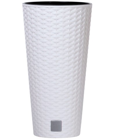 Kvetináč s vložkou RATO Tubus 250, biely