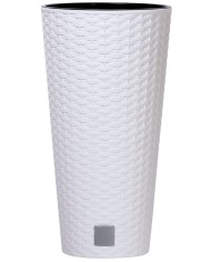 Kvetináč s vložkou RATO Tubus 250, biely