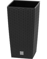 Kvetináč s vložkou RATO Square 225, čierny