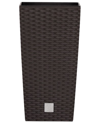 Kvetináč s vložkou RATO Square 225, hnedý