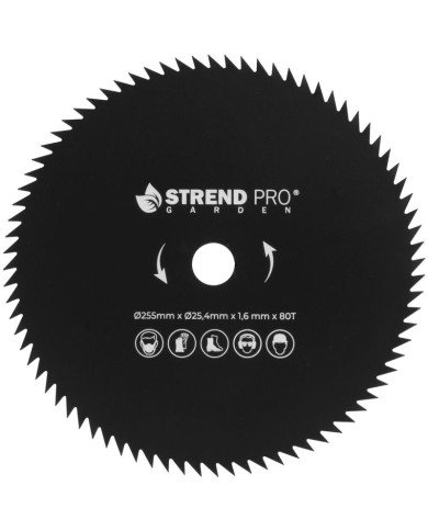 Nôž na krovinorez TT-BC415/520, kotúč 80 zubý, 255x1,6 mm, náhradný