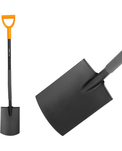 Rýľ FarmLine MattPowder, rovný, násada 1200 mm