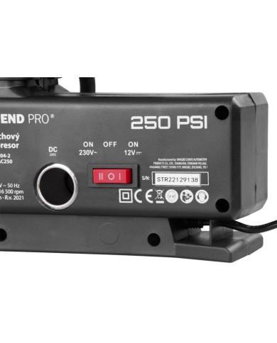 Kompresor Aircom AC250, 250 psi, 230V/12V