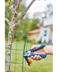 Kliešte RAPID FP216, viazacie na spony, sponkovacie, na pletivo a plot so zásobníkom, na viazanie pletiva, na drôt, spony 2-8 mm