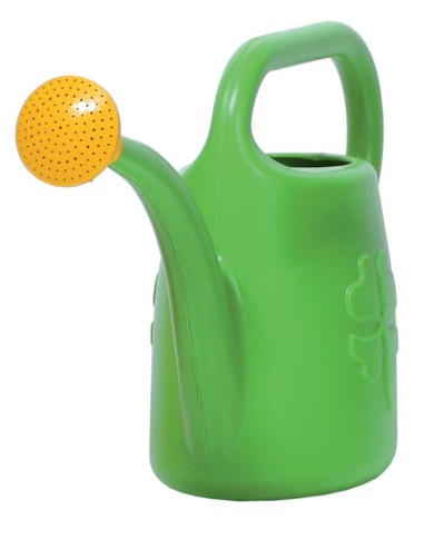 Konva s ružicou KONI, 2 lit., na polievanie, plastová, zelená