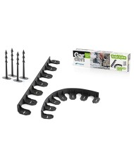 Obruba Garden Border 0645, 4,8 m, čierna, 24 tŕňov