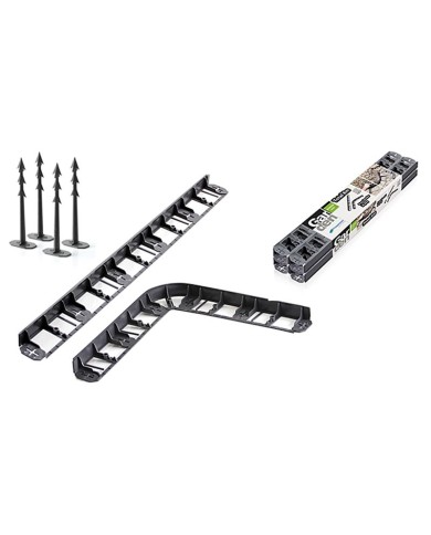 Obruba Garden Border 1045, 8 m, čierna, 28 tŕňov