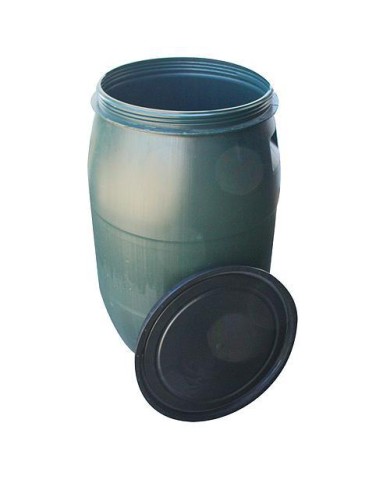 Barel Pannon Rainbarel 120 lit. 395 mm, závit, zelený sud na dažďovú vodu, HDPE