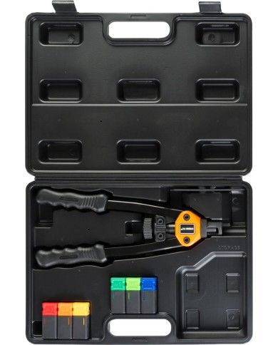 Kliešte Strend Pro BT-605, 330 mm, nitovacie, pákové, pre maticové nity, v kufri