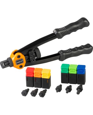 Kliešte Strend Pro BT-605, 330 mm, nitovacie, pákové, pre maticové nity, v kufri