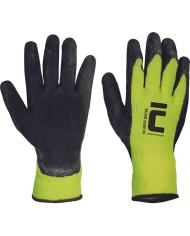 Rukavice PALAWAN Winter Yellow, zimné, zateplené, 09/L, nylon, Latex