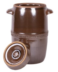 Súdok Ceramic 10 lit, na kapustu, I.trieda, s vrchnákom, 27x28 cm