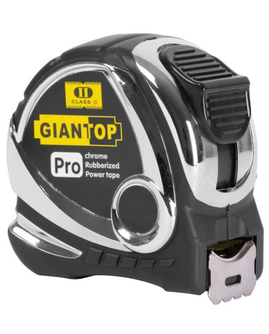 Meter GIANT CR-G44, 3 m, 16 mm, zvinovací, Chrome/Nylon