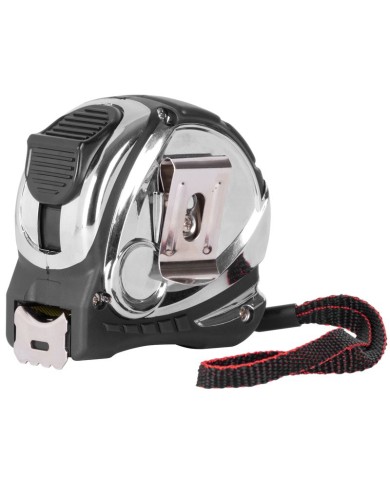 Meter GIANT CR-G44, 5 m, 19 mm, zvinovací, Chrome/Nylon