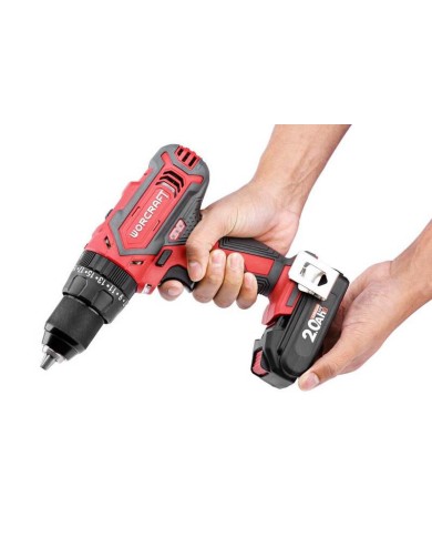 Skrutkovač Worcraft CD-20LiH, 20V, 2x Li-ion 2.0Ah, set