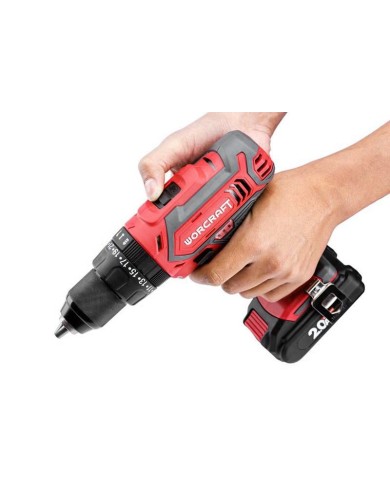 Skrutkovač Worcraft CD-20LiH, 20V, 2x Li-ion 2.0Ah, set