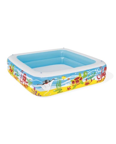 Bazén Bestway® 52192, Coral reef, detský, nafukovací, so strieškou, 147x147x122 cm