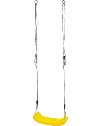 Hojdačka LEQ ABELLA, žltá, 43x17x8.5 cm, detská, plastová