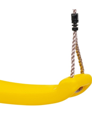 Hojdačka LEQ ABELLA, žltá, 43x17x8.5 cm, detská, plastová