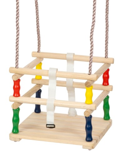 Hojdačka LEQ HANAKO, 30x30 cm, detská, drevená