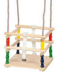 Hojdačka LEQ HANAKO, 30x30 cm, detská, drevená
