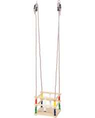 Hojdačka LEQ HANAKO, 30x30 cm, detská, drevená