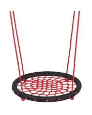 Hojdačka LEQ ARACHNE, detská, záhradná, okrúhla, hojdací kruh, 95 cm, bocianie hniezdo