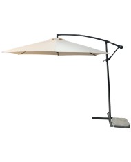 Slnečník DEMI 300 cm, 42 mm, béžový, PE, záhradný