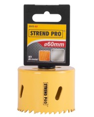 Vyrezávač Strend Pro BHS44, 60 mm, M3 Bi-metal, korunka do kovu, pílový