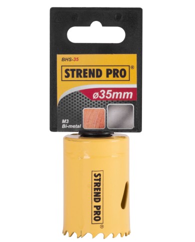 Vyrezávač Strend Pro BHS44, 35 mm, M3 Bi-metal, korunka do kovu, pílový
