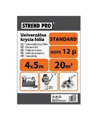 Fólia krycia Strend Pro Standard, maliarska, 4x12,5 m, 12µ, zakrývacia