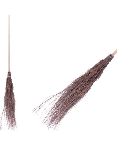 Metla brezová s násadou