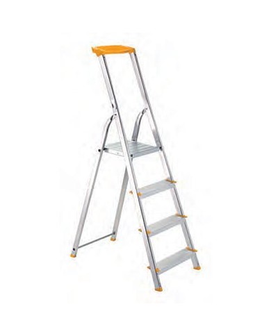 Schodíky ALVE EUROSTYL HOBBY 944A, 4 stupienkové, h-076, s poličkou, nosn. 150 kg