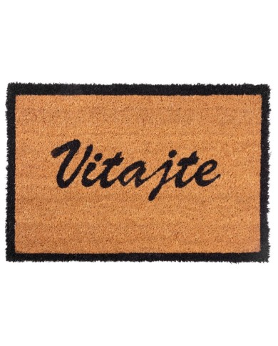 Rohožka MagicHome RBC 199, pred dvere, Vitajte, 40x60 cm, guma/kokos