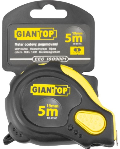 Meter GIANT CR-G16 CE 5 m, zvinovací, pogumovaný